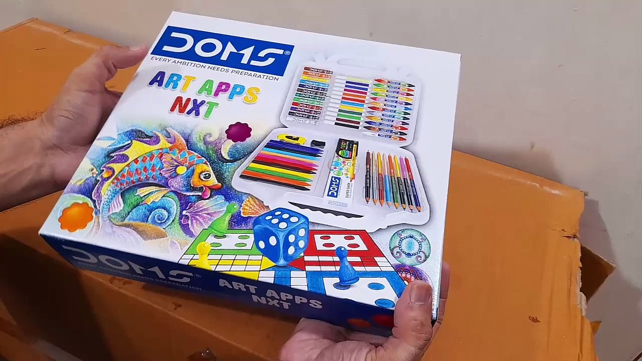 Unboxing and Review of DOMS Art Apps Nxt Kit With Plastic Carry Case