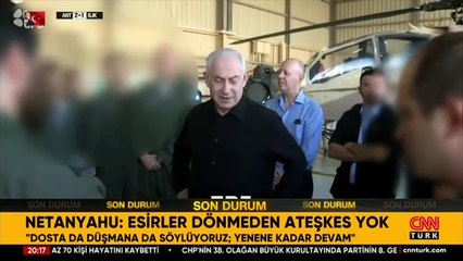 Netanyahu ateşkes şartını açıkladı