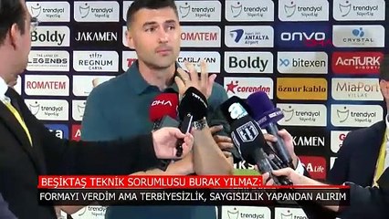 Burak Yılmaz çok sert konuştu: Saygısızlık, terbiyesizlik yapandan formayı alırım!