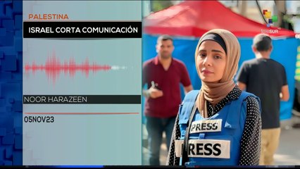 Palestina: Nuevo corte de las comunicaciones por los ocupantes israelíes