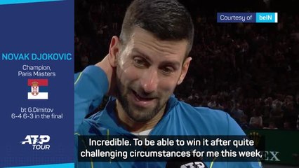 Djokovic's delight at 'coming back from the brink'