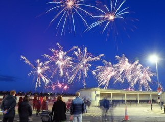 Hartlepool's 2023 fireworks display at Seaton Carew