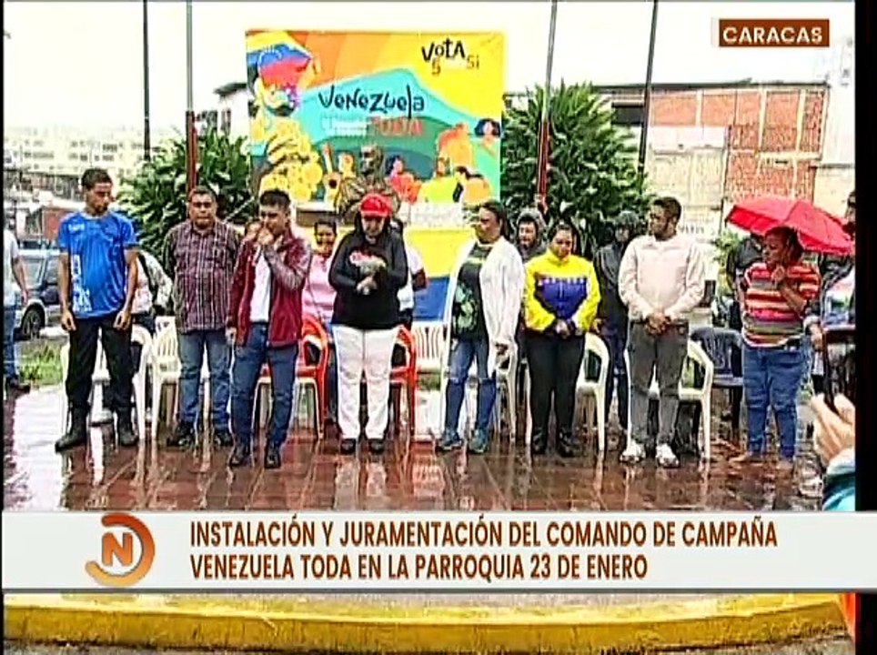 Caracas | Instalado el Comando de Campaña “Venezuela Toda” de la parroquia 23 de Enero y La Pastora