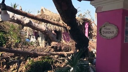 الإعصار أوتيس يدمّر "بيت طرزان" الشهير في أكابولكو المكسيكية