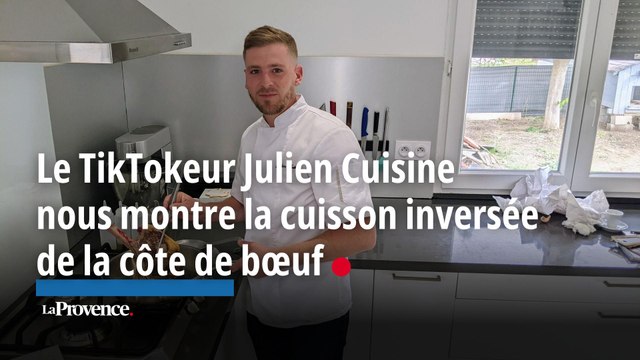 Le TikTokeur Julien Cuisine nous montre la technique de la cuisson inversée de la côte de bœuf