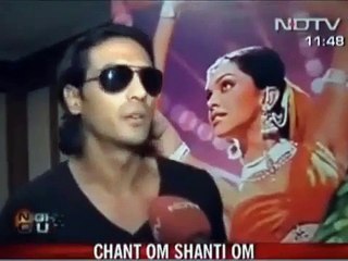 About Shahrukh Khan as a star of Om Shanti Om