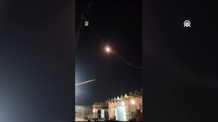 İsrail'in hava savunma sisteminin roketlerinden biri İsrail tarafına düştü