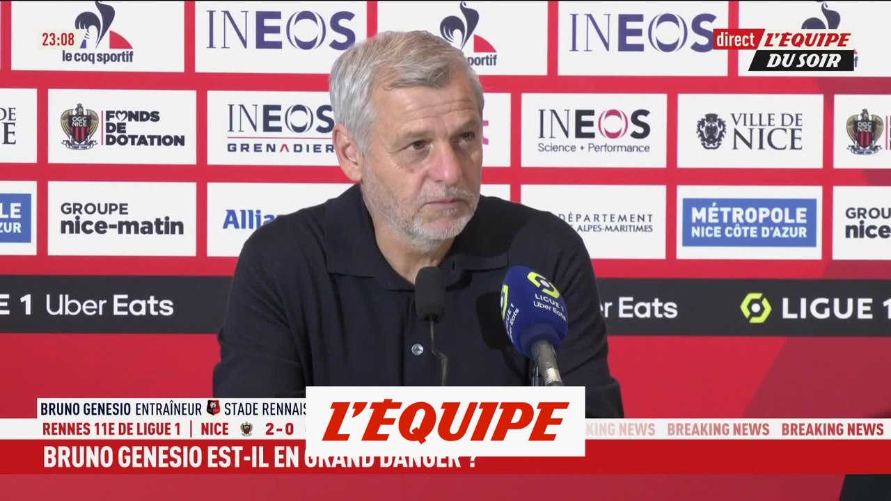 Genesio : «On doit faire beaucoup mieux» - Foot - L1 - Rennes