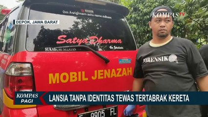 Lansia Berjenis Kelamin Laki-Laki Tewas Tertabrak Kereta Jakarta-Bogor