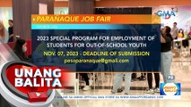 Job fair as of November 6, 2023 | UB