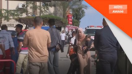 Isu Palestin-Israel: Pemindahan Gaza digantung sementara selepas ambulans jadi sasaran