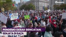 Puluhan Ribuan Orang Unjuk Rasa Dekat Gedung Putih, Desak Gencatan Senjata di Gaza