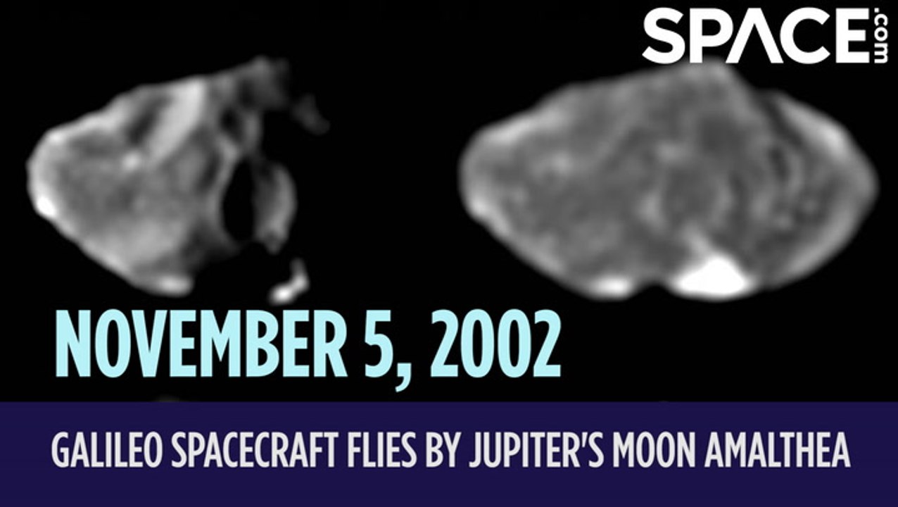 OTD In Space - November 5: Galileo Spacecraft Flies By Jupiter’s Moon Amalthea