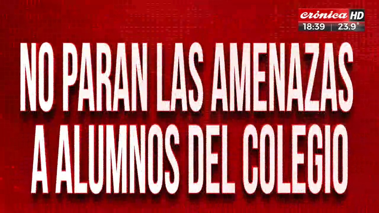 Nene apuñalado: no paran las amenazas a alumnos del colegio