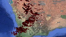Brief reprieve as bushfires ravaged the southern half of Western Australia