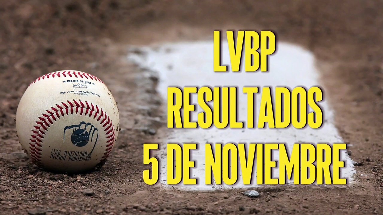 LVBP resultados de la jornada de este domingo Vídeo Dailymotion