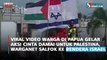 Viral Video Warga di Papua Gelar Aksi Cinta Damai untuk Palestina, Warganet Salfok ke Bendera Israel