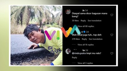 Aksi Pria Cium-cium Aspal, Ternyata Penantian Puluhan Tahun