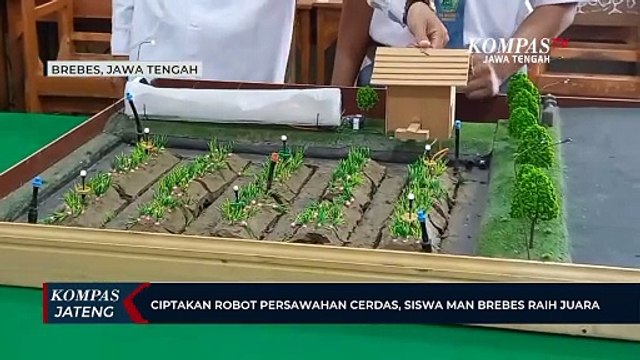Ciptakan Robot Persawahan Cerdas, Siswa MAN Brebes Raih Juara