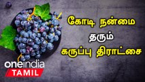 கருப்பு திராட்சையின் மகத்துவம் | Karuppu Thirachai Benefits in Tamil | Black Grape Juice Benefits