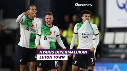 Luis Diaz Selamatkan Liverpool dari Hasil Memalukan di Luton Town