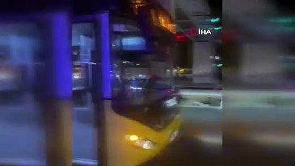 İETT otobüsü yaşlı kadınlara çarptı! Durumları ağır