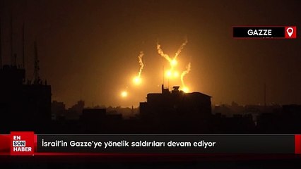 İsrail'in Gazze'deki Eş-Şati Mülteci Kampı'na yönelik yoğun saldırıları sürüyor