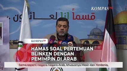 Hamas Kritisi Langkah Menlu AS Blinken Temui Para Pemimpin Negara di Arab
