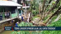 Tebing Longsor Akibat Hujan Deras di Jalan Raya Tajur, Lalu Lintas Ciawi-Bogor Sempat Tersendat
