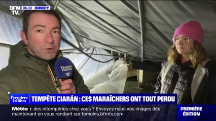"On a perdu tout notre outil de travail": ces maraîchers ont tout perdu à cause de la tempête Ciarán