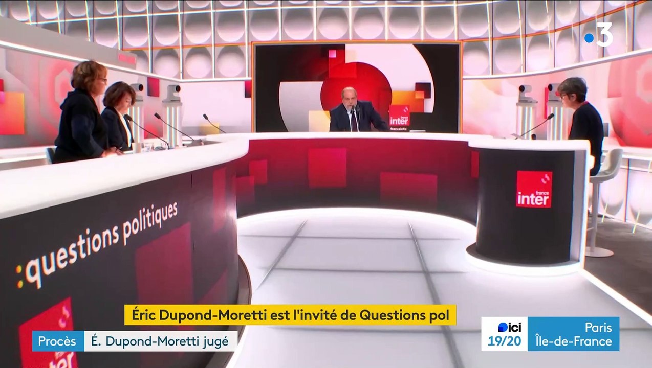 Pour la première fois un ministre en fonction, Eric Dupont-Moretti est jugé par la Cour de justice de la République pour "prise illégale d'intérêts"