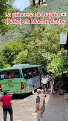 Princesa Kako de Japón visita Machu Picchu y usuarios reaccionan