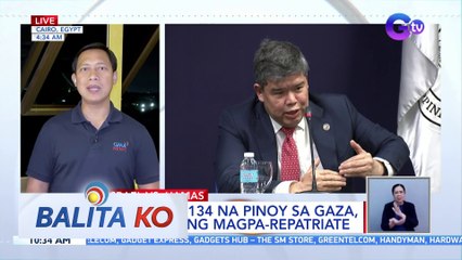 20 Pinoy sa Gaza, kabilang sa mga patatawirin sana nitong sabado bago suspendihin ang paglikas | BK