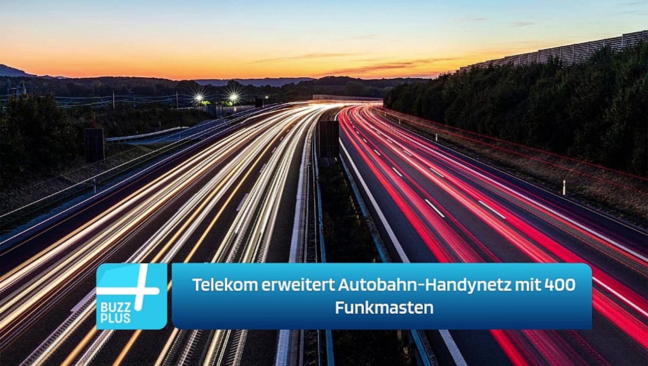 Telekom erweitert Autobahn-Handynetz mit 400 Funkmasten