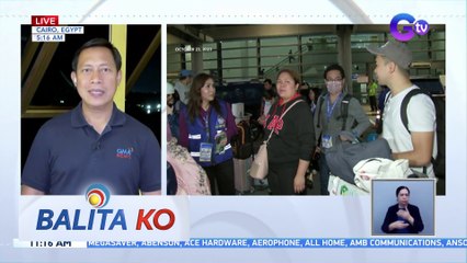 5th batch ng mga OFW mula Israel, inaasahang makakauwi sa Pilipinas mamayang hapon | BK