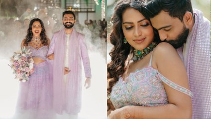 South Actress Amala Paul Second Wedding Inside Photo Viral, Lavender Lehenga में...| Boldsky