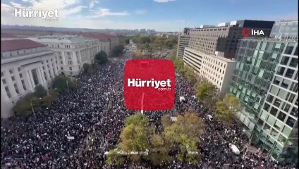 ABD’de Filistin’e destek gösterileri