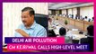Delhi Air Pollution: CM Arvind Kejriwal Calls High-Level Meet; AQI Remains In Severe Category
