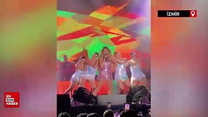 Hadise İzmir'de: Kalça dansı olay oldu