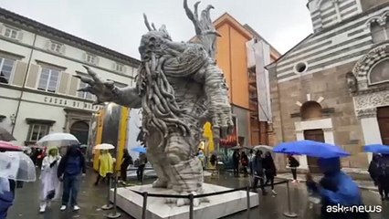 Cthulhu spaventa Lucca Comics con una statua di 5 metri