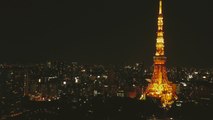 4K - An Aerial Footage of the Tokyo Tower