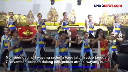 Intip Aksi 11 Dalang Cilik dalam Rangka Peringati Hari Wayang Sedunia