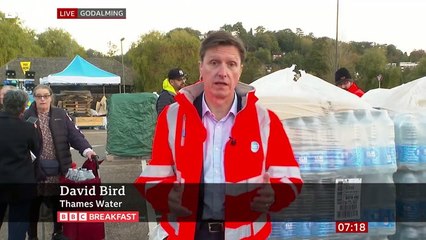 David Bird from Thames Water on water shortage in Surrey