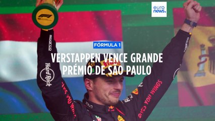 Verstappen vence Grande Prémio de São Paulo