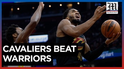 Donovan Mitchell scores 31 points, Cavaliers beat Warriors to end 16-game series skid