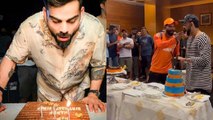 Virat Kohli 35th Birthday Cake Cutting Inside Video Viral, 49th Century जड़ Sachin Record Equal
