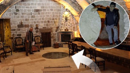 Tadilat çalışmaları sırasında evinin altında 2 bin yıllık yer altı şehri buldu