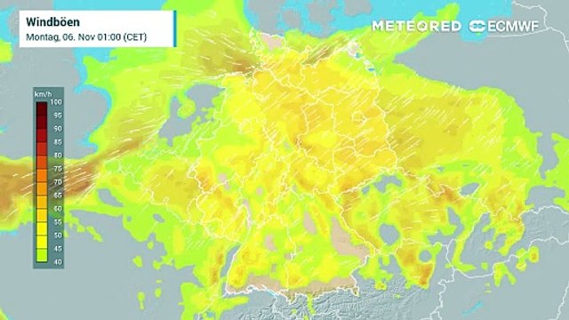 Viel Wind und Sturm bestimmen auch in den nächsten Tagen das Wetter in Deutschland!