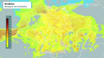 Viel Wind und Sturm bestimmen auch in den nächsten Tagen das Wetter in Deutschland!