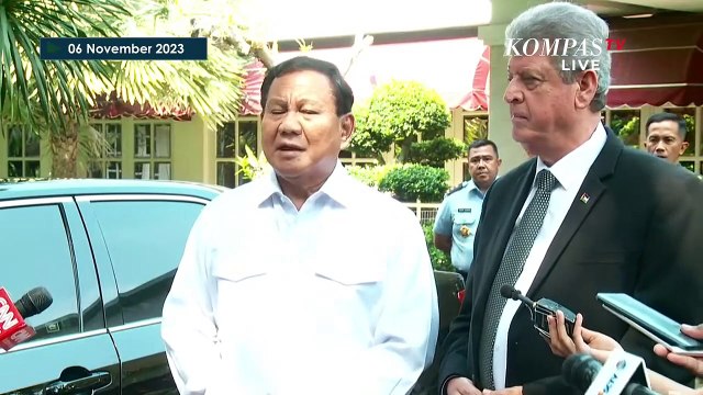 Pernyataan Menhan Prabowo Usai Terima Kunjungan Dubes Palestina di Kemenhan